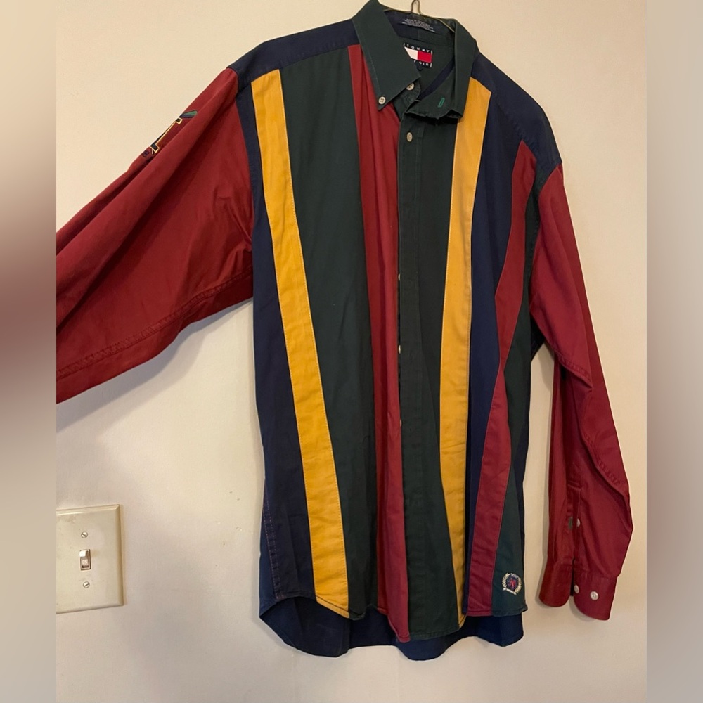 Tommy Hilfiger Striped Button-Up Shirt